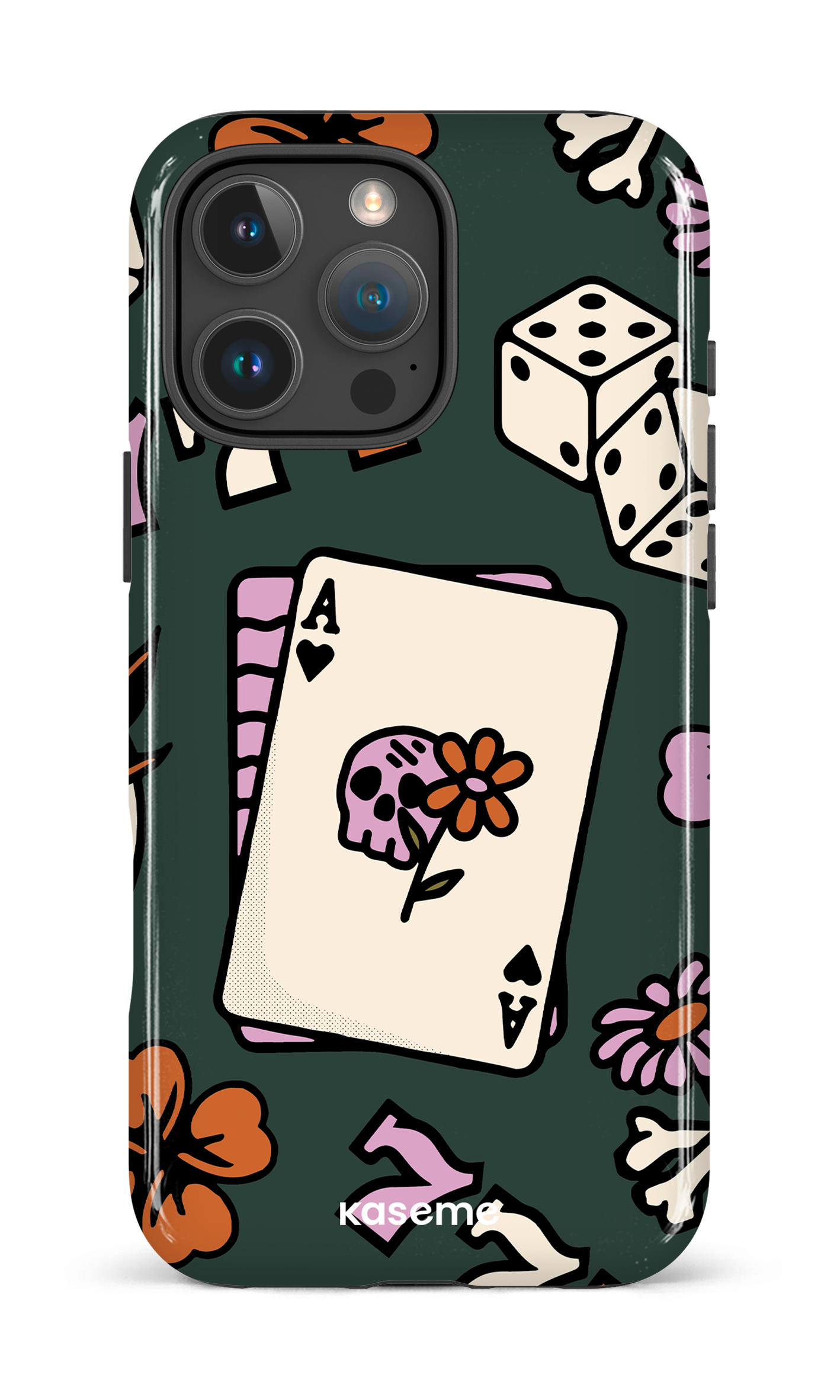iPhone 16 Pro Max Impact Case Poker Face -