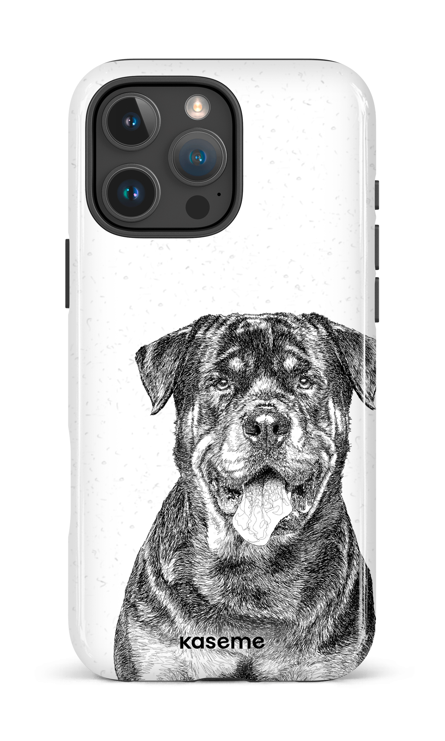 iPhone 16 Pro Max Impact Case Rottweiler -