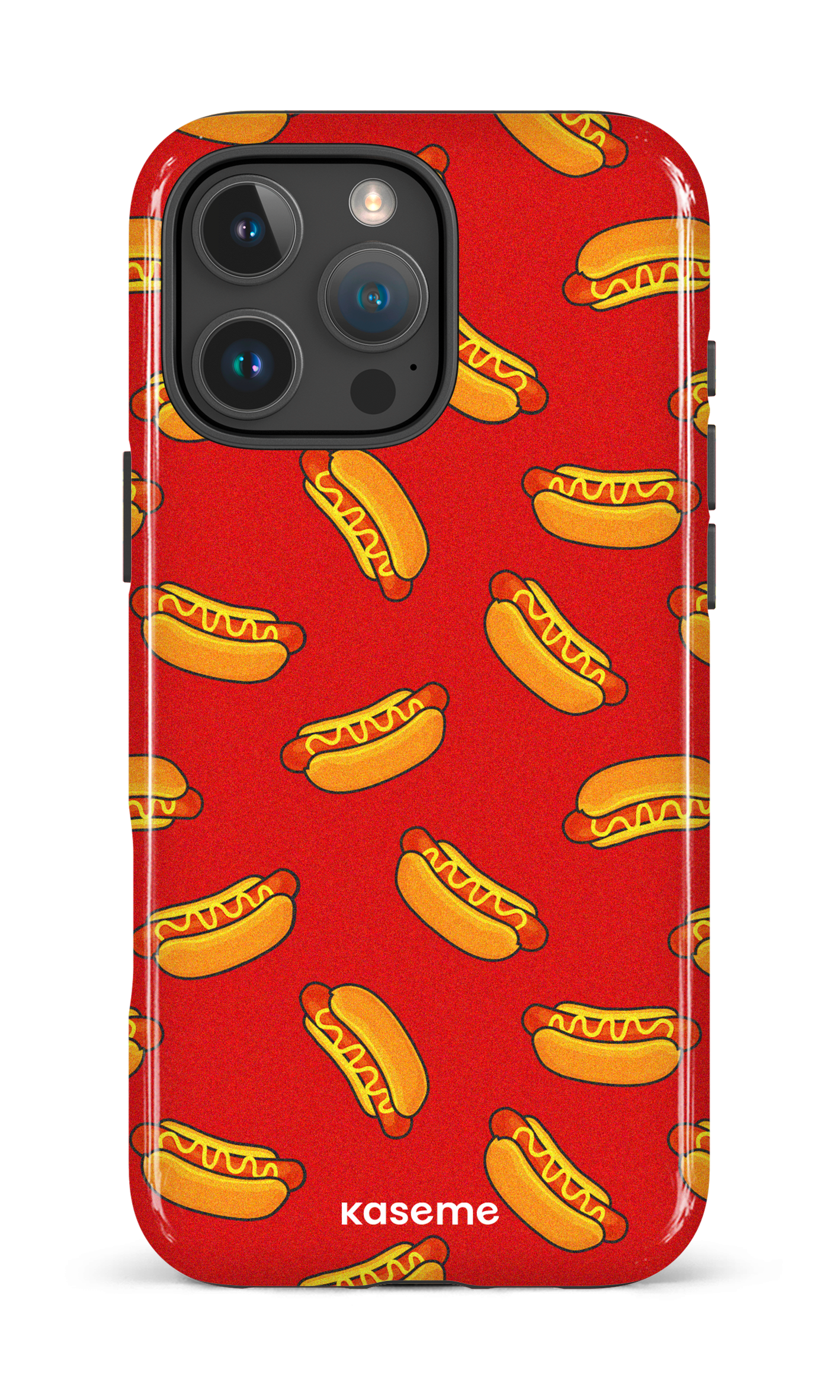 iPhone 16 Pro Max Impact Case Steam Red -