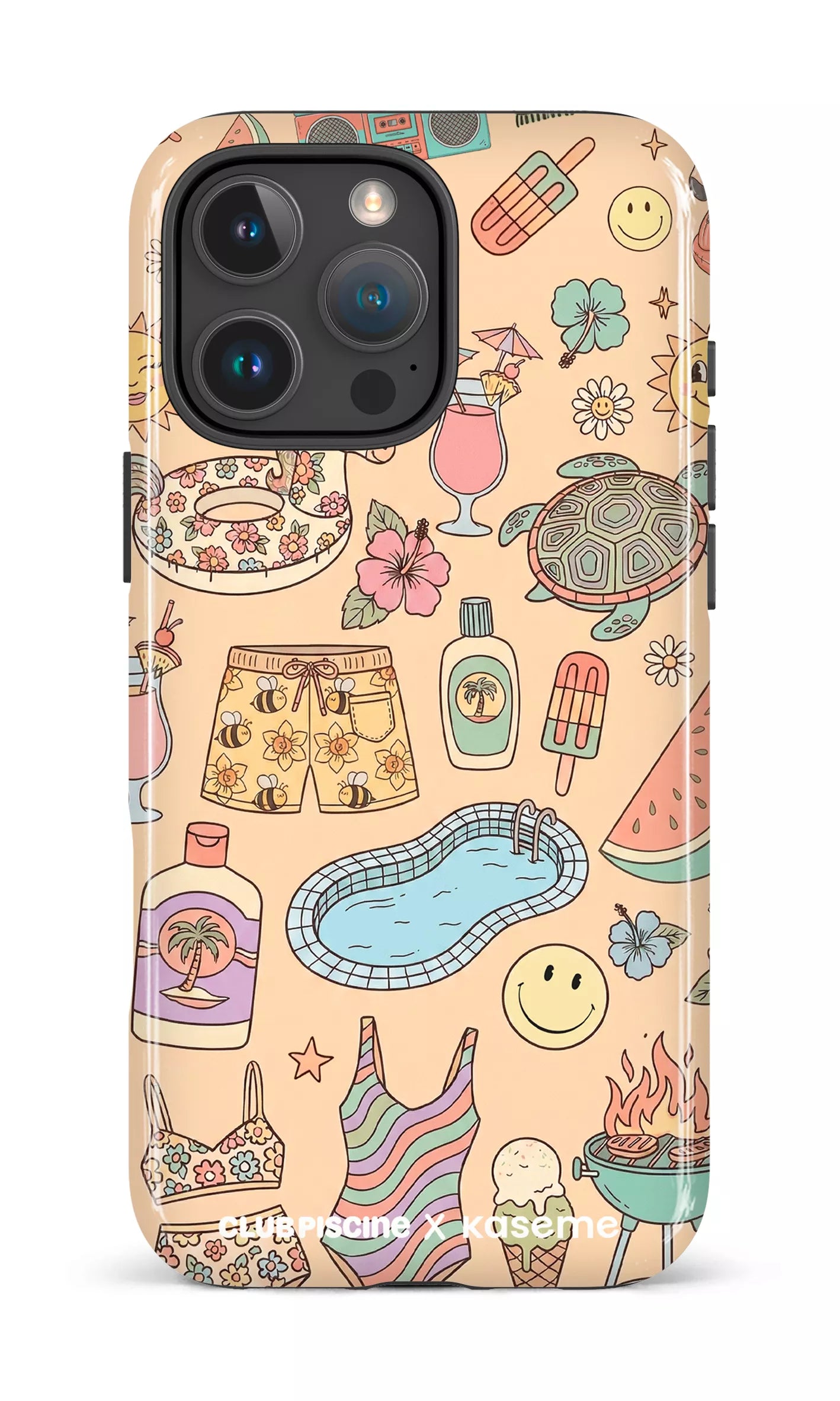 iPhone 16 Pro Max Impact Case Summer Icon by Club Piscine -