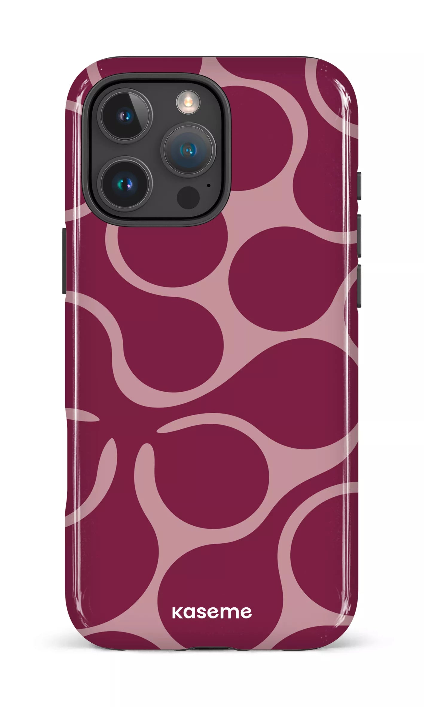 iPhone 16 Pro Max Impact Case Unscripted Burgundy -