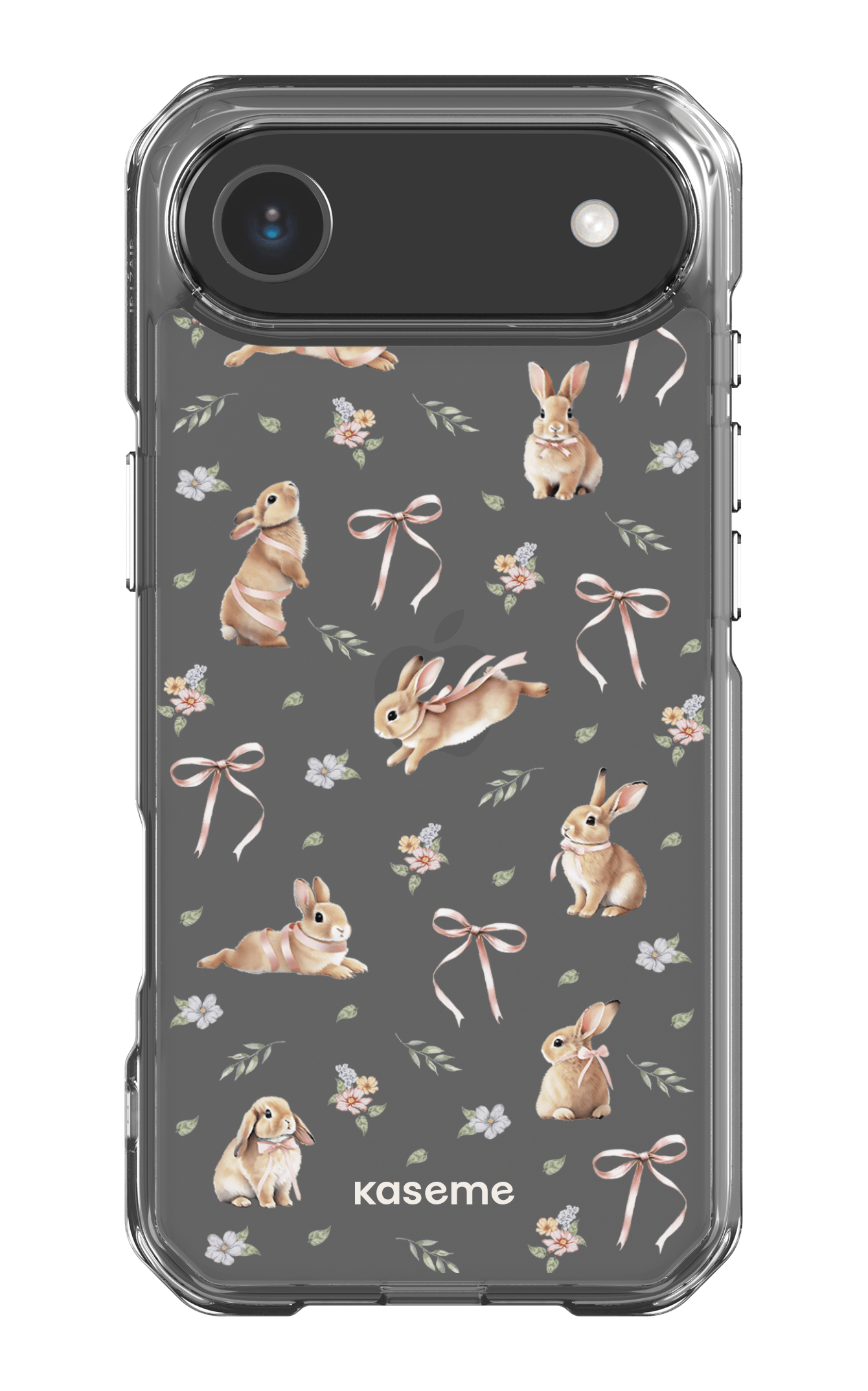 iPhone 17 Air Clear Case Bunny Bloom Clear Case -