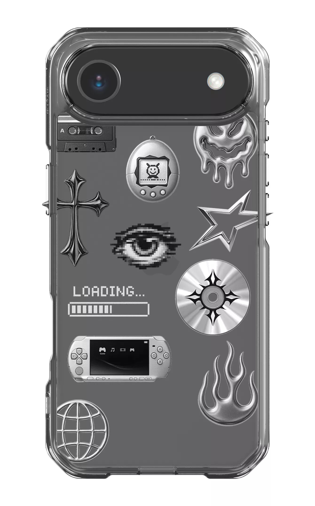 iPhone 17 Air Clear Case Chrome Clear Case -