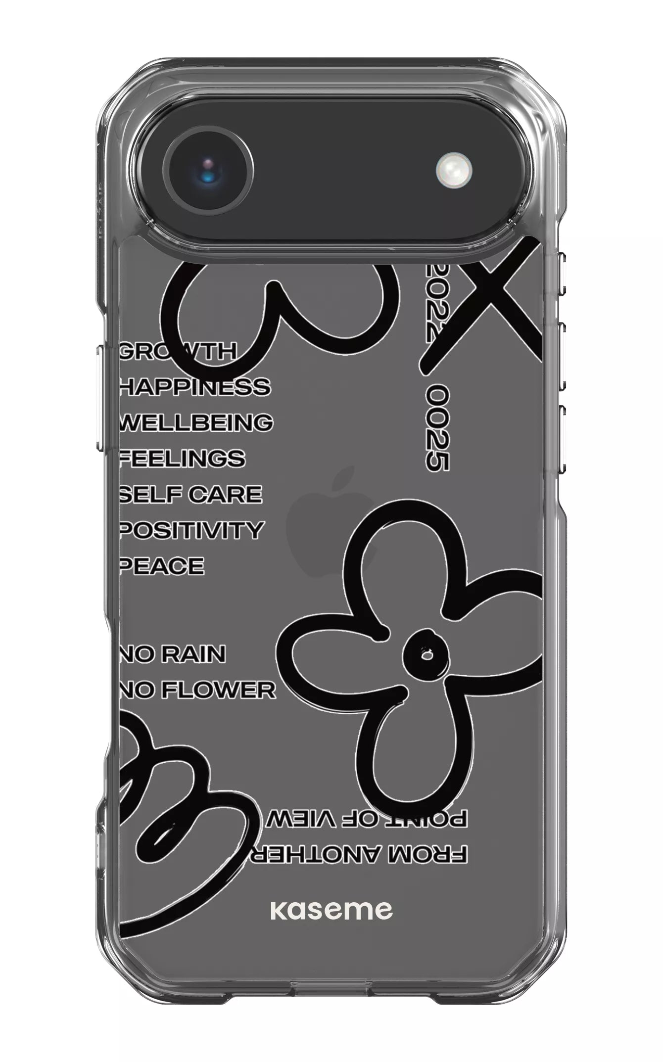 iPhone 17 Air Clear Case Feelings black Clear Case -