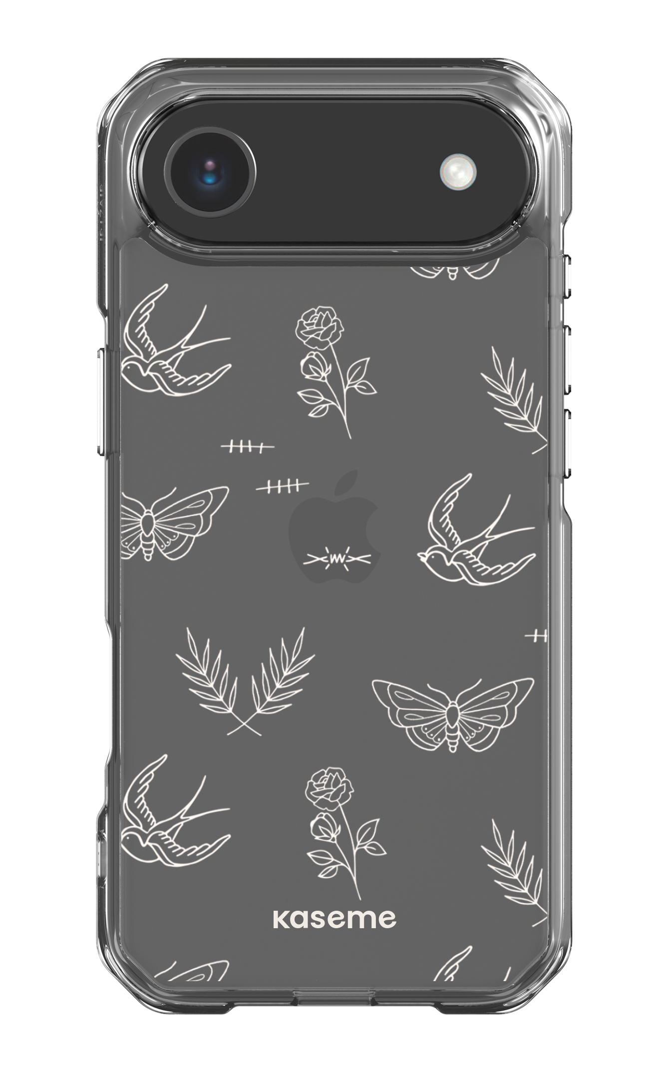 iPhone 17 Air Clear Case Ink white Clear Case -
