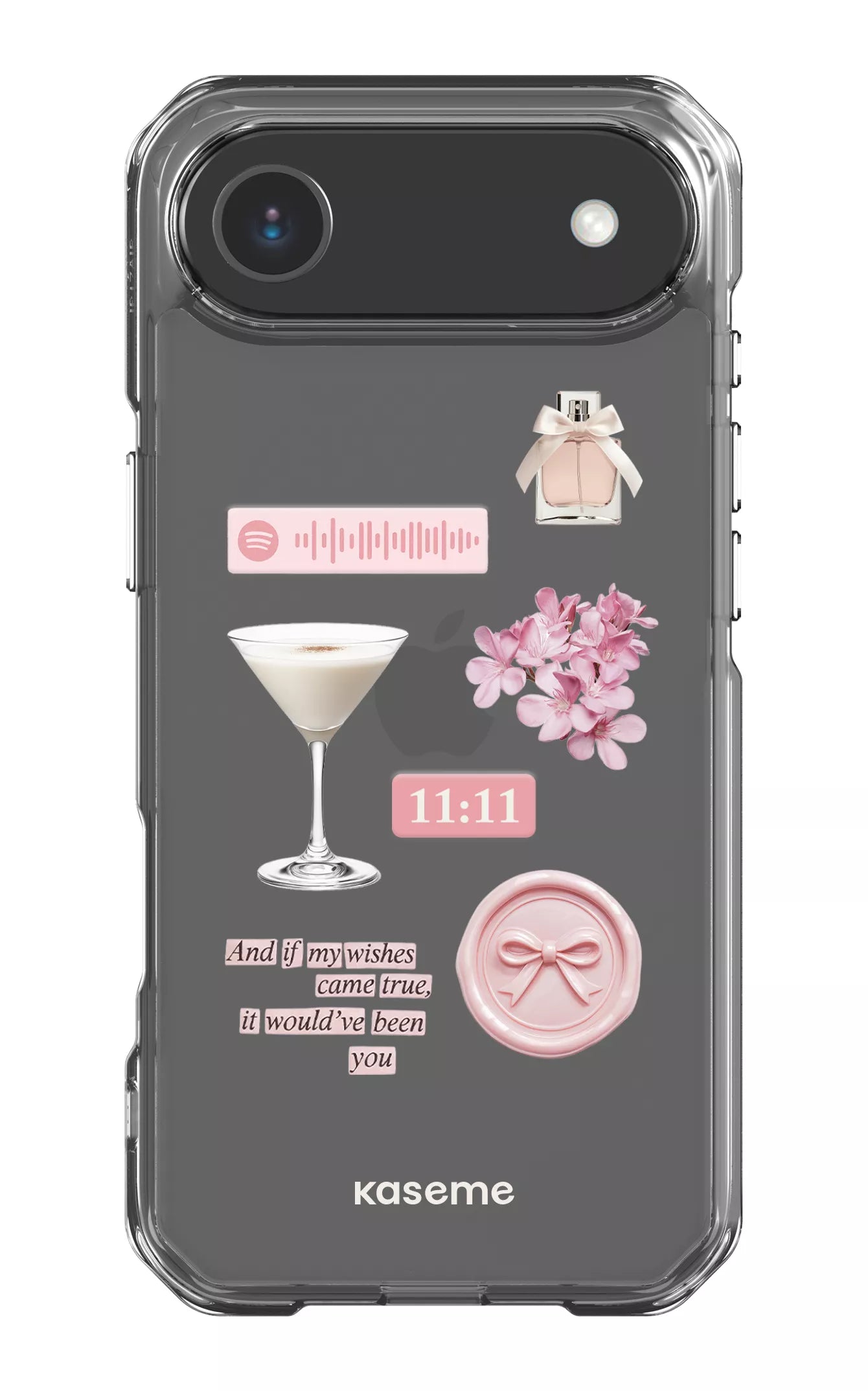 iPhone 17 Air Clear Case Love Letters Clear Case -