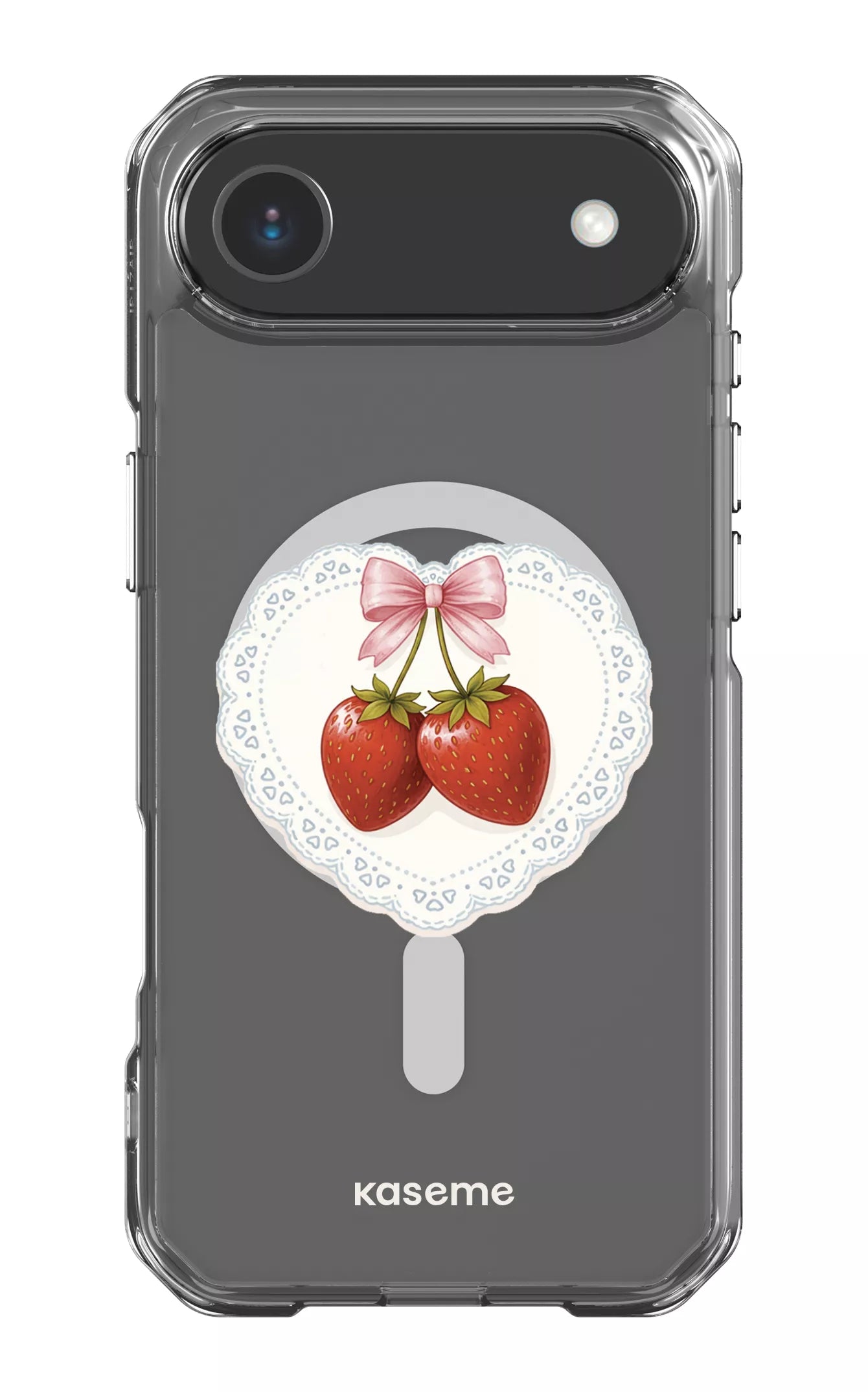 iPhone 17 Air Clear Case Magsafe Fresa Lace Clear Case -