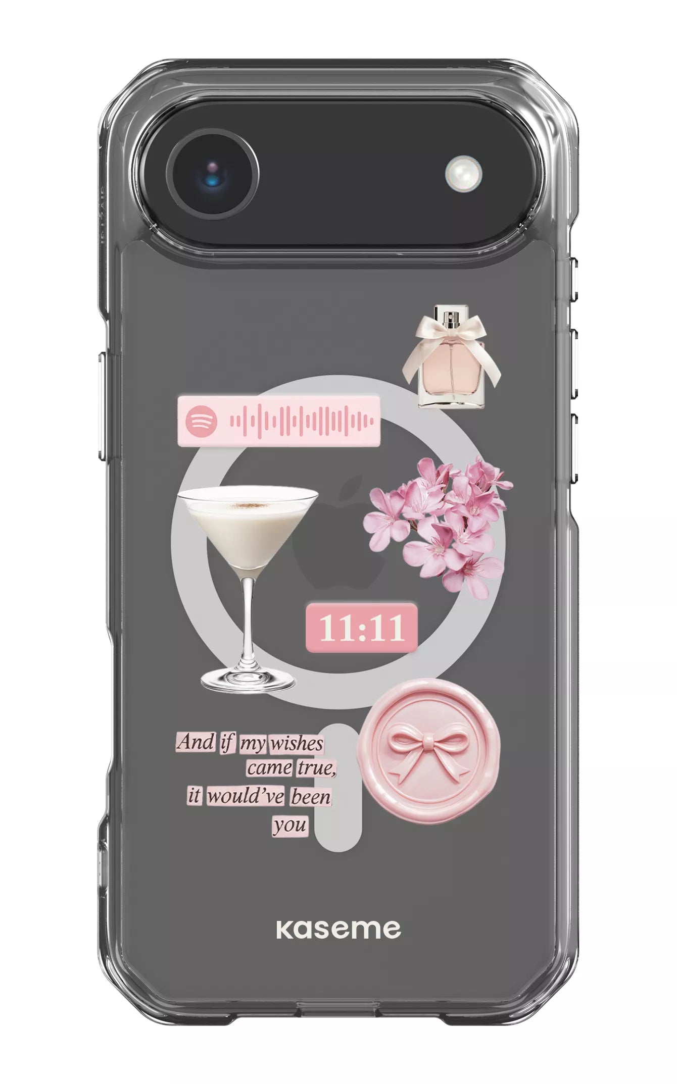 iPhone 17 Air Clear Case Magsafe Love Letters Clear Case -