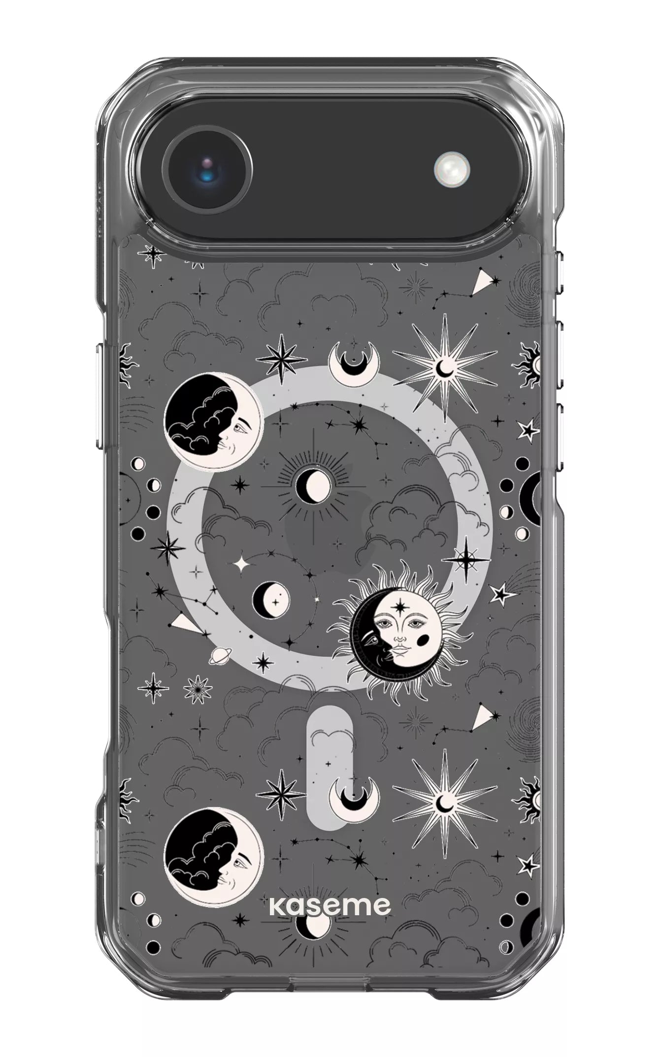 iPhone 17 Air Clear Case Magsafe Milky Way Black Clear Case -