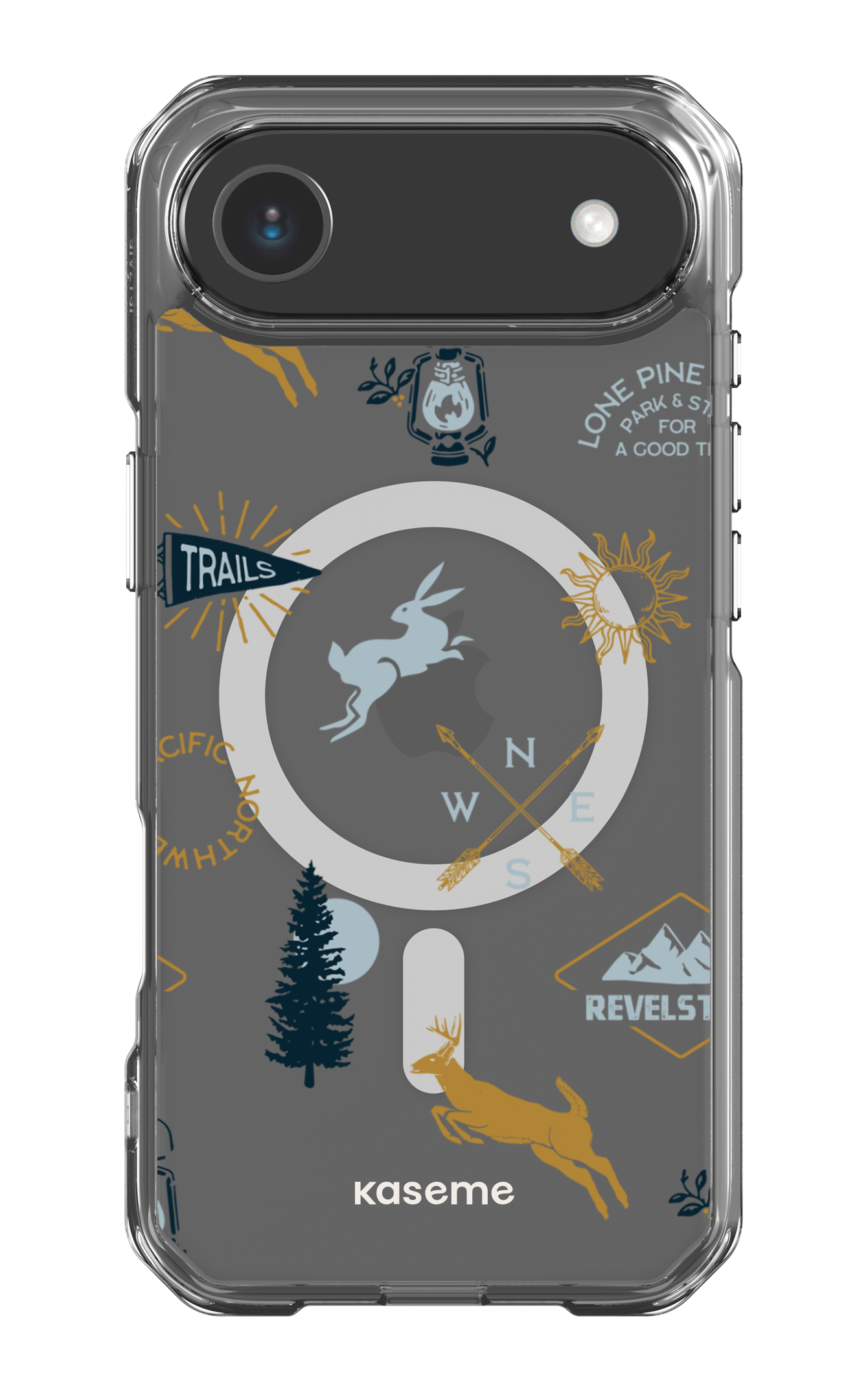 iPhone 17 Air Clear Case Magsafe Revelstoke white Clear Case -