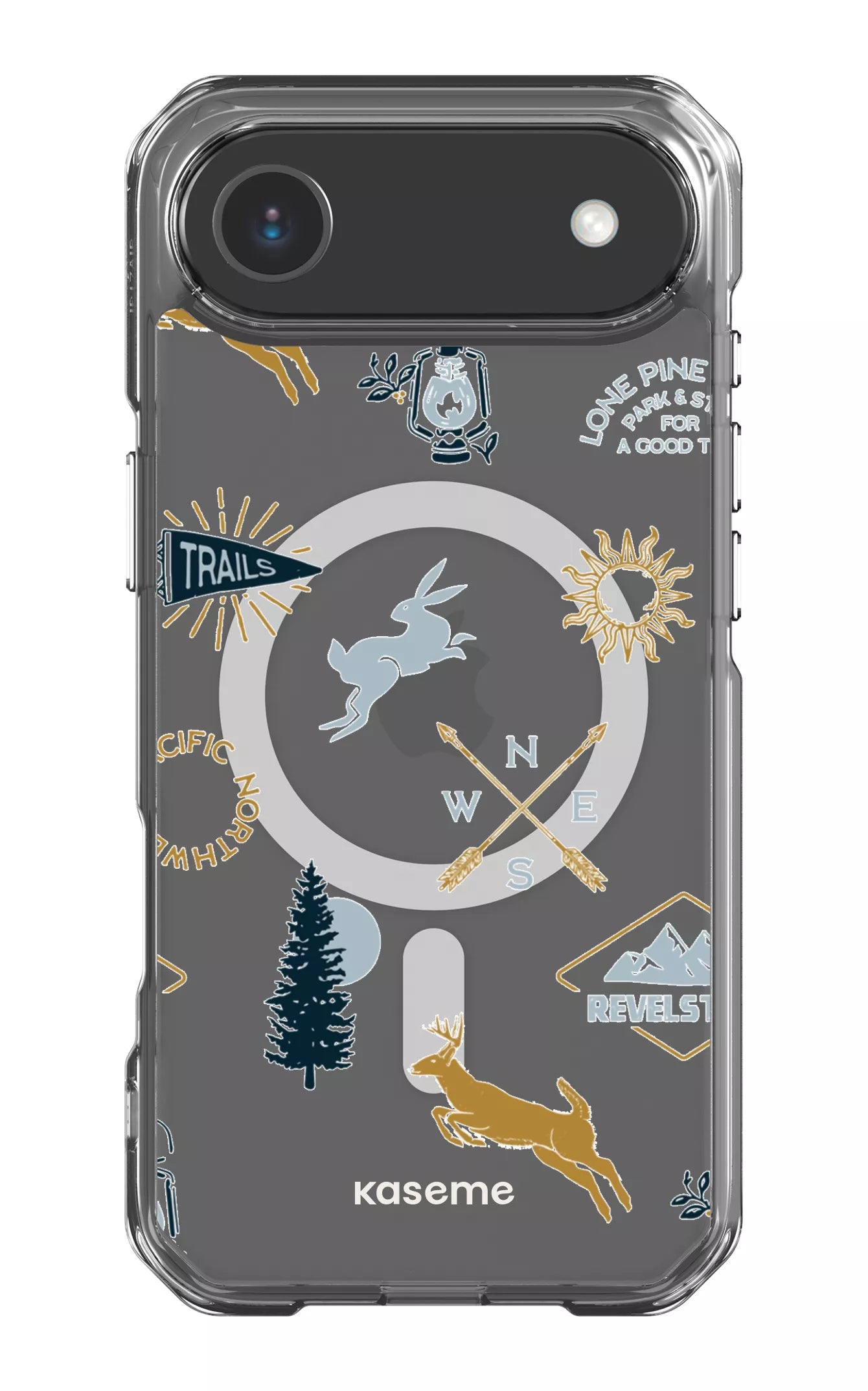 iPhone 17 Air Clear Case Magsafe Revelstoke white Clear Case -