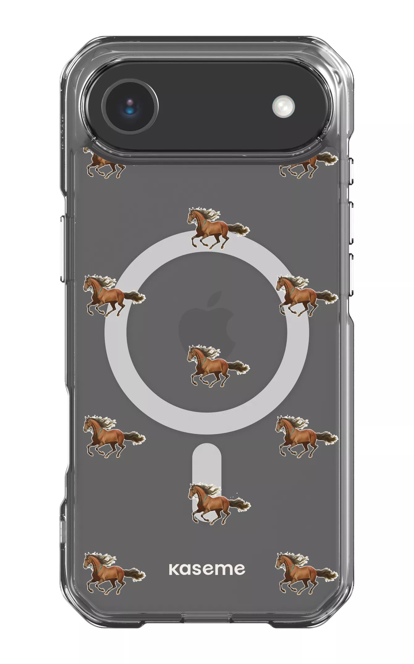 iPhone 17 Air Clear Case Magsafe Saddle Clear Case -