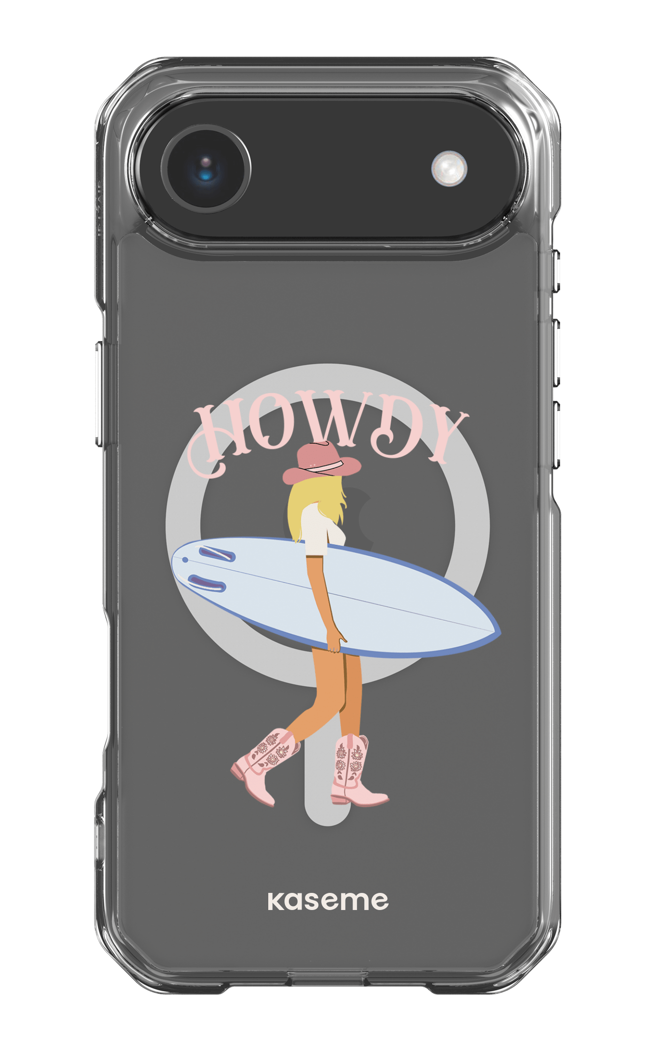 iPhone 17 Air Clear Case Magsafe Westsea Pink Clear Case -