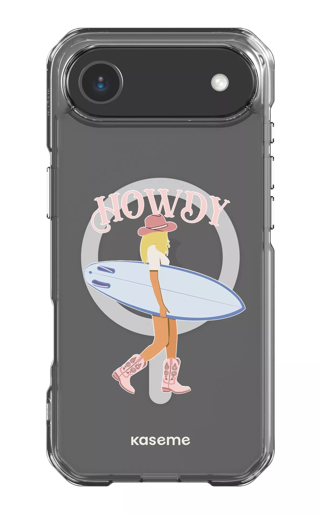 iPhone 17 Air Clear Case Magsafe Westsea Pink Clear Case -