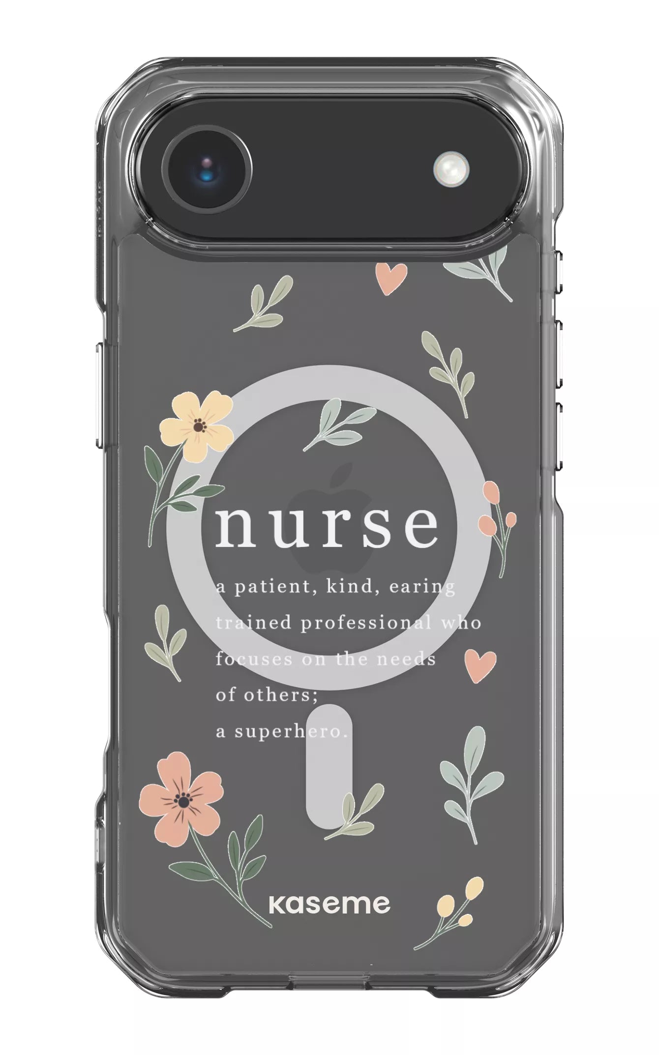 iPhone 17 Air Clear Case Magsafe With Heart Clear Case -