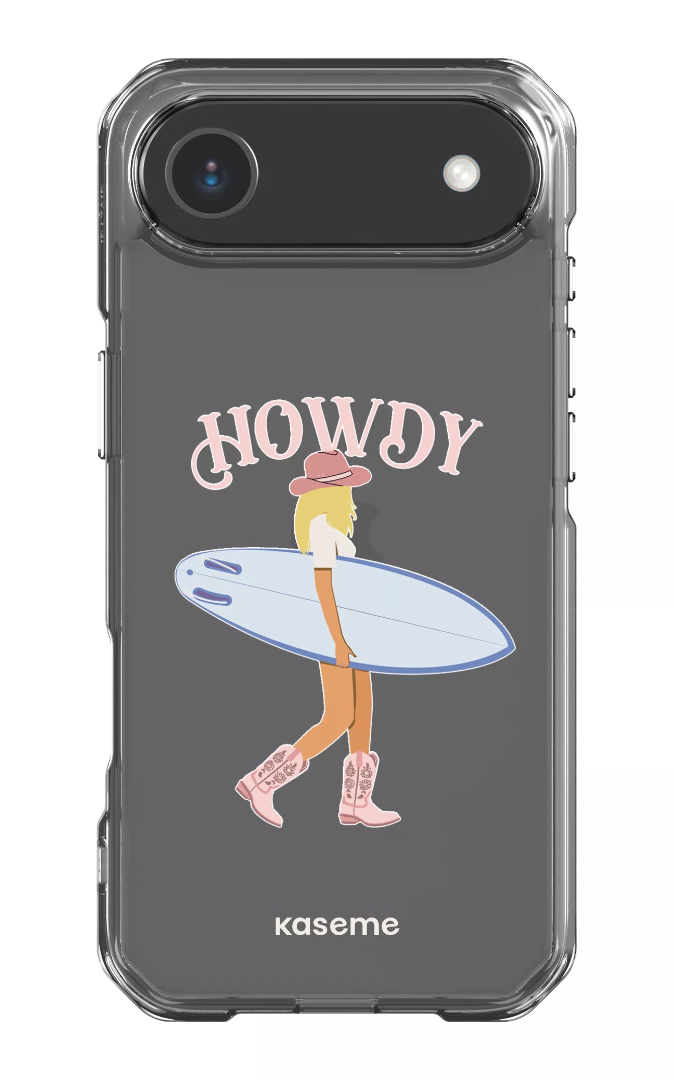 iPhone 17 Air Clear Case Westsea Pink Clear Case -