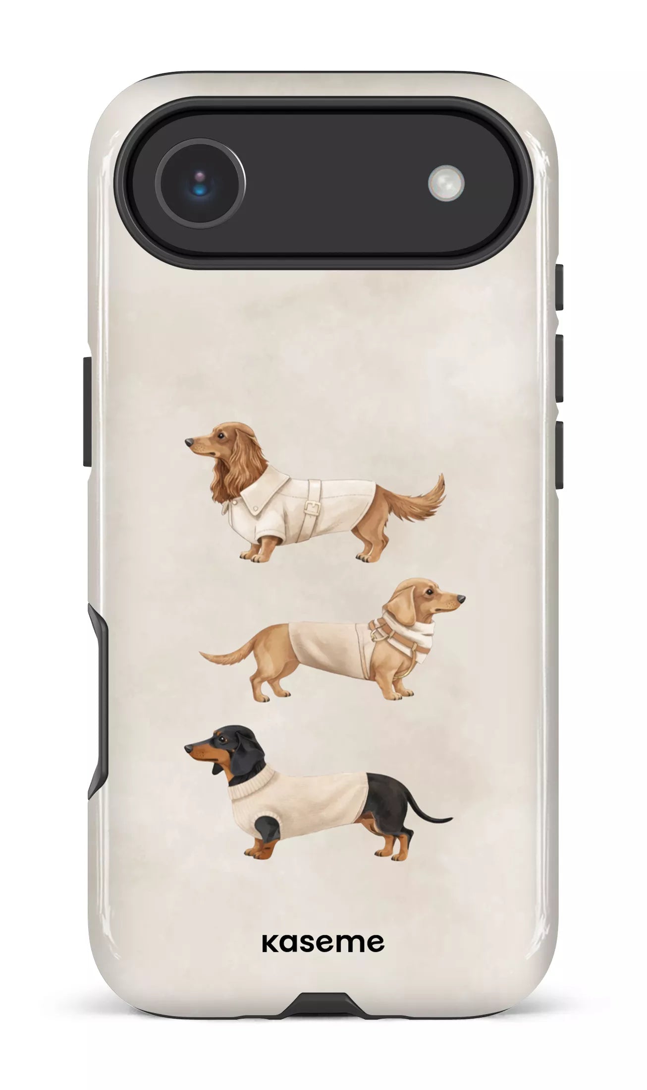 iPhone 17 Air Impact Case Doxies Club Beige -