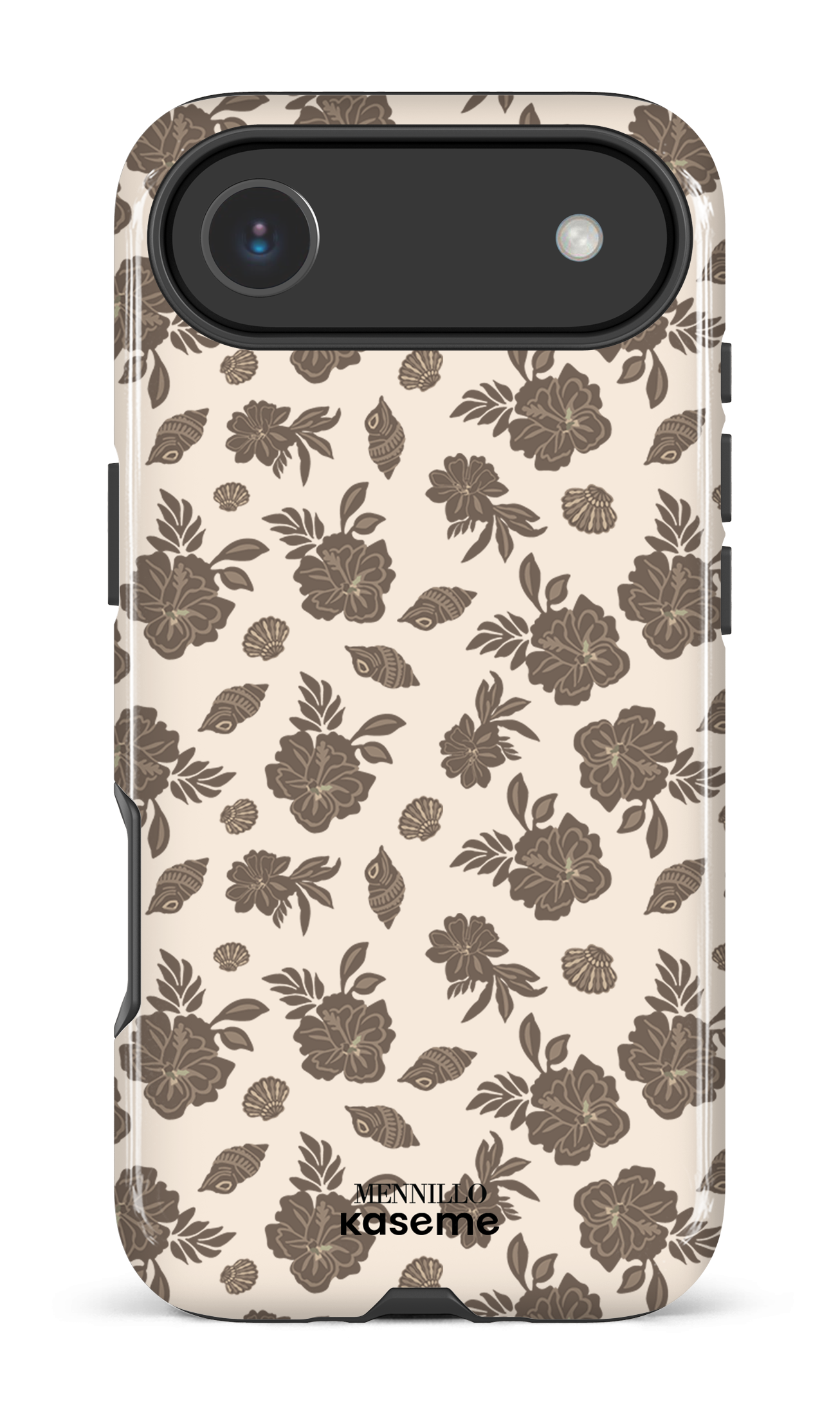 iPhone 17 Air Impact Case Floral Brown by Mennillo -
