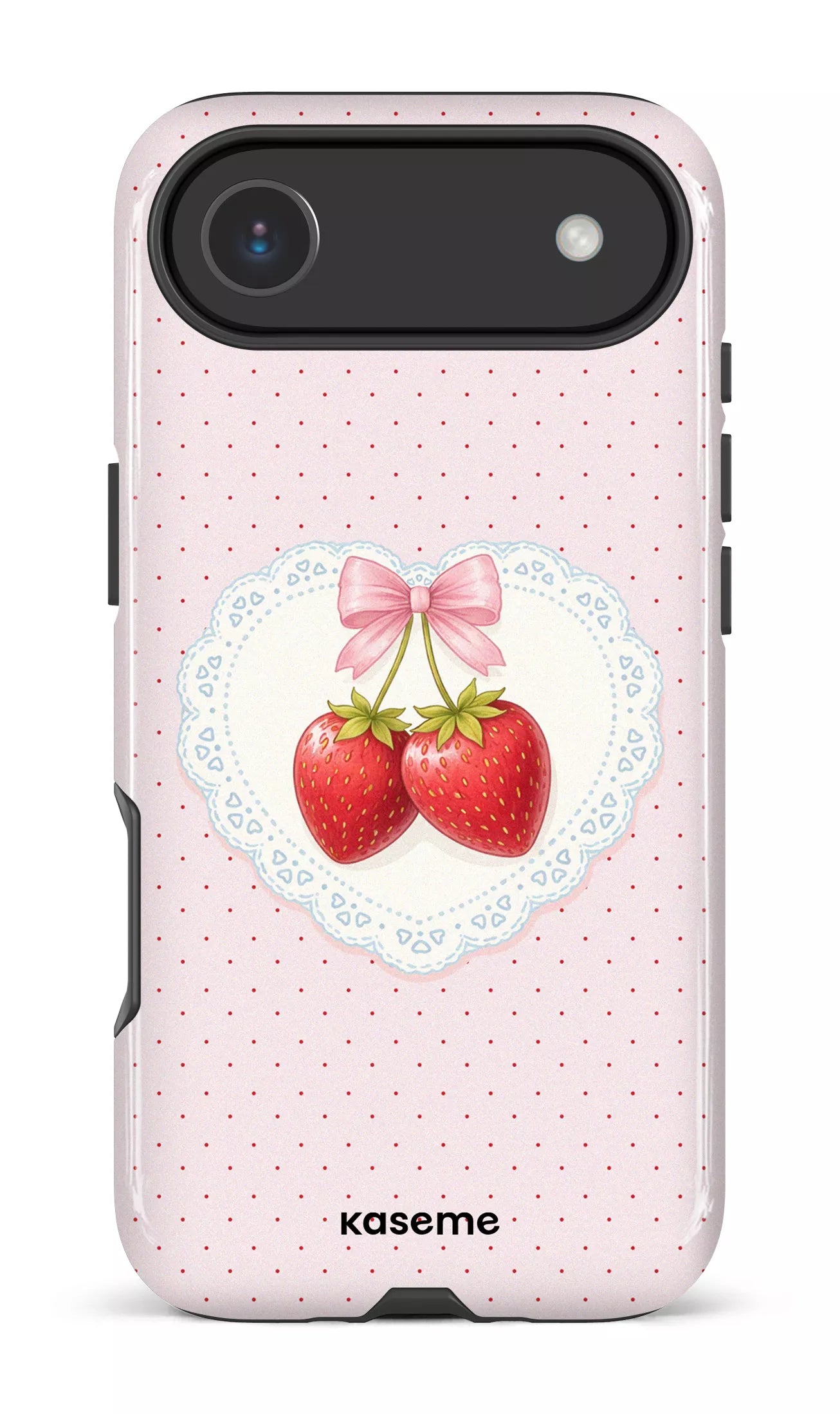 iPhone 17 Air Impact Case Fresa Lace Pink -