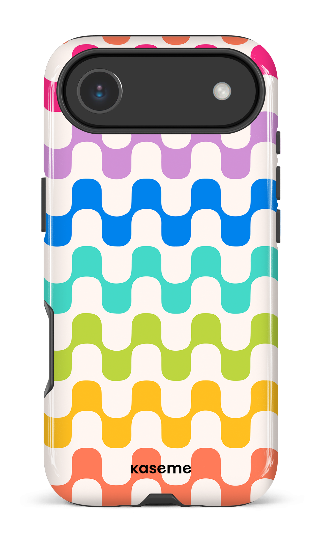 iPhone 17 Air Impact Case Hippy Rainbow -