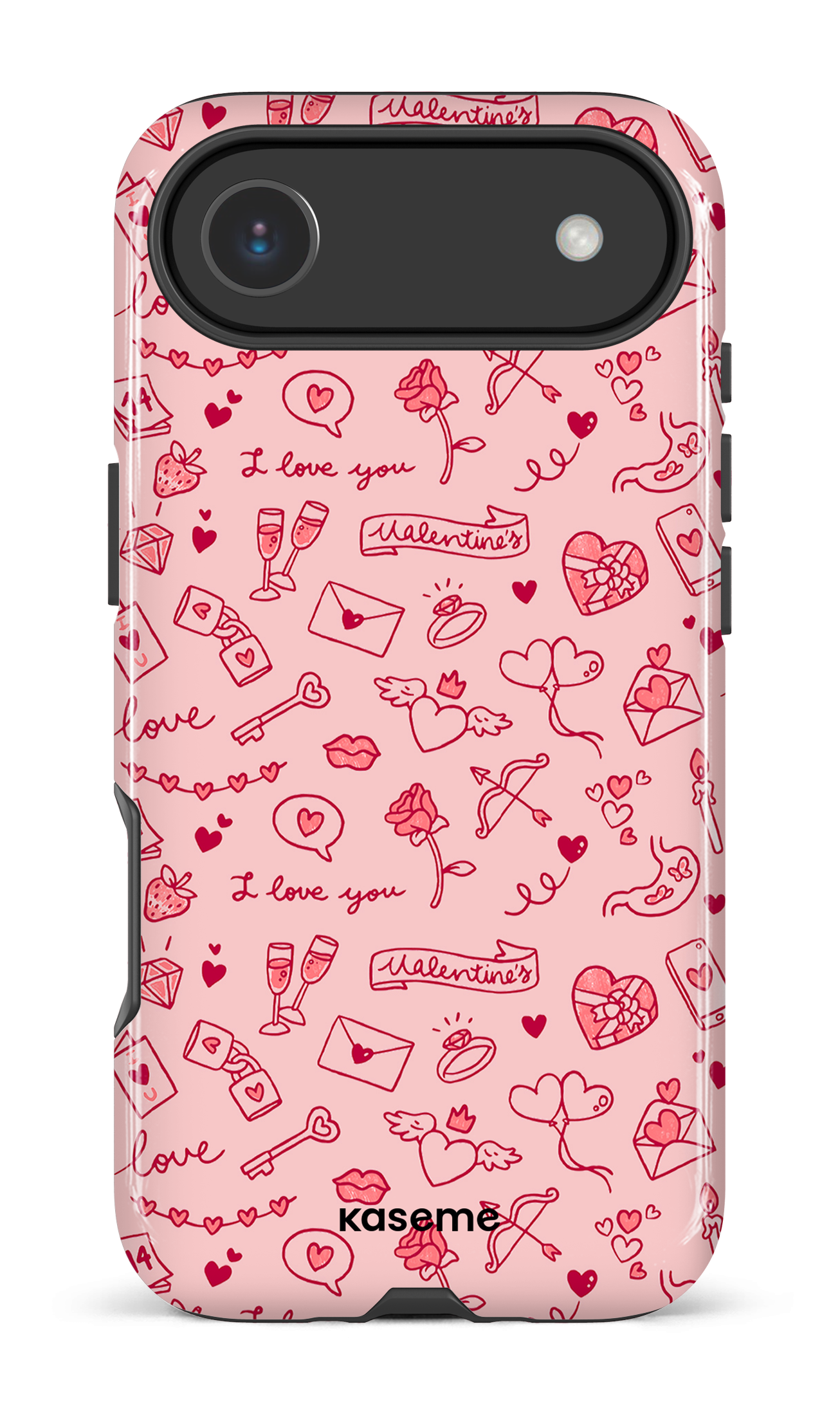 iPhone 17 Air Impact Case My Valentine pink -