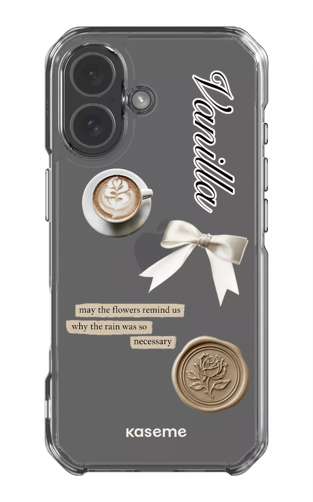 iPhone 17 Clear Case Cashmere Clear Case -