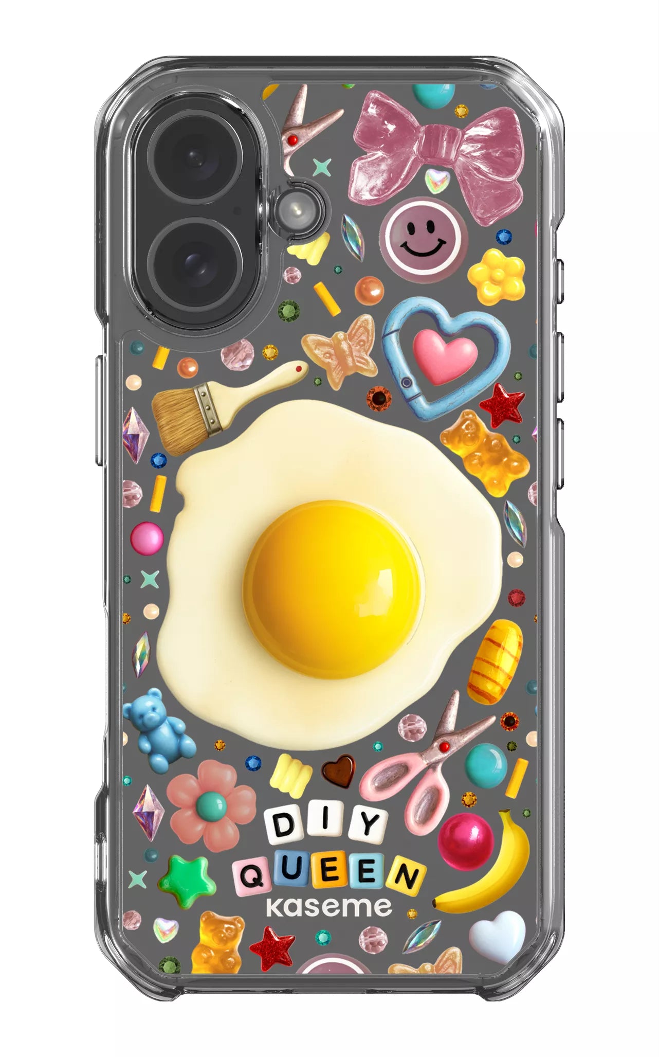 iPhone 17 Clear Case DIY Queen Clear Case by Marianne Plaisance -