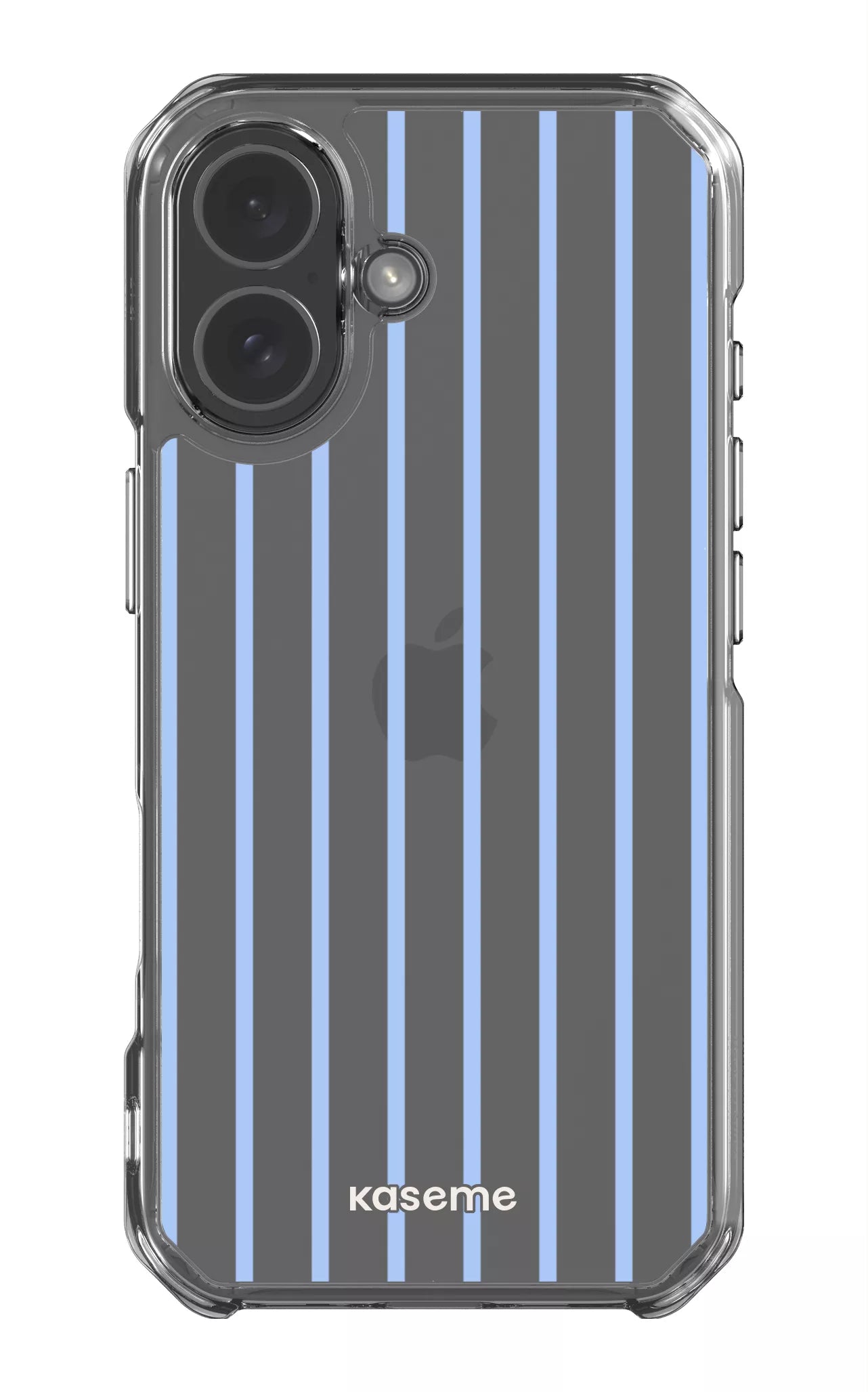 iPhone 17 Clear Case Dolce Striscia Blue Clear Case -