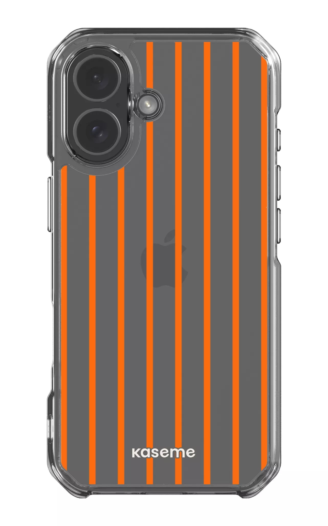 iPhone 17 Clear Case Dolce Striscia Orange Clear Case -
