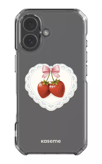 iPhone 17 Clear Case Fresa Lace Clear Case -