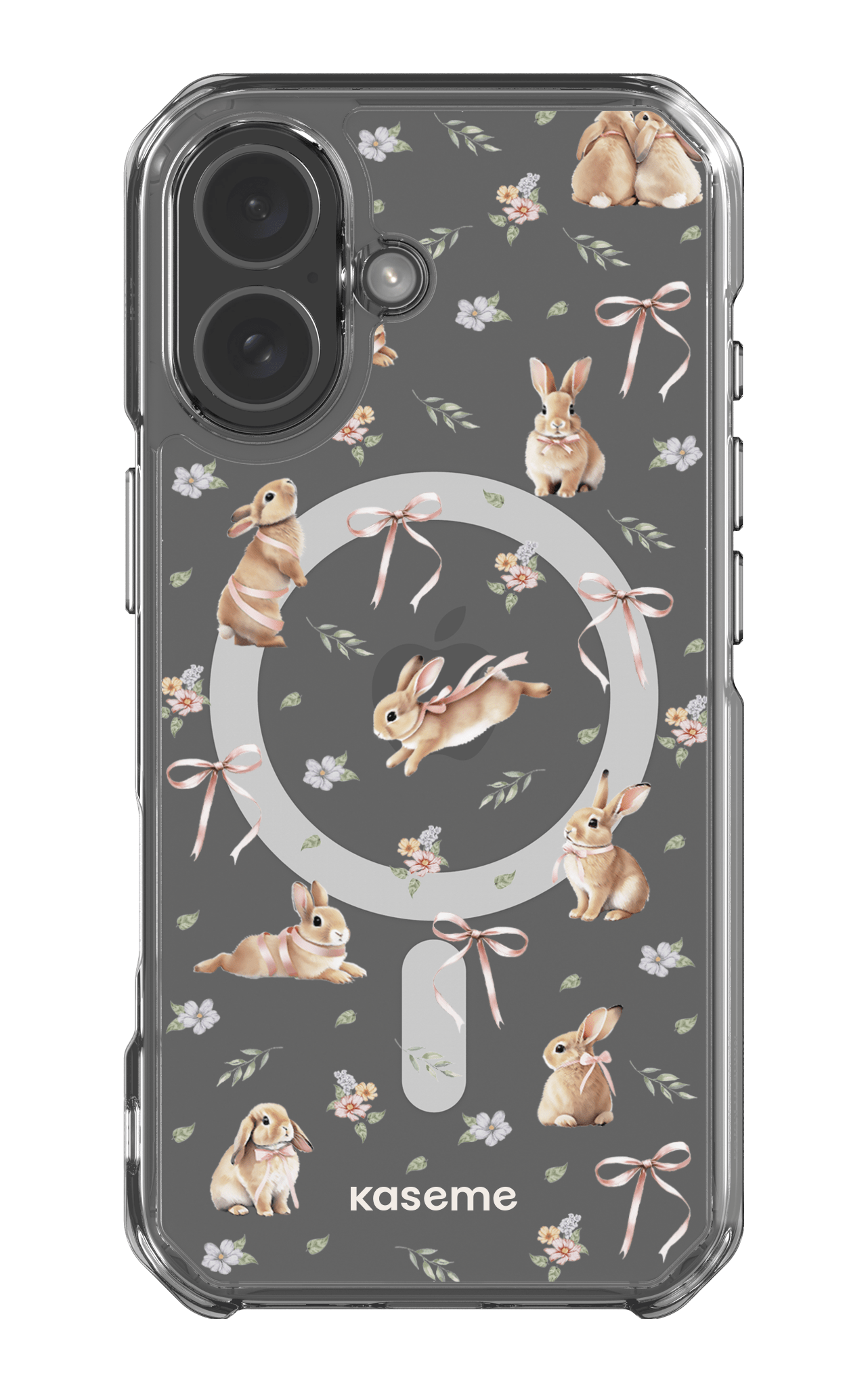 iPhone 17 Clear Case Magsafe Bunny Bloom Clear Case -