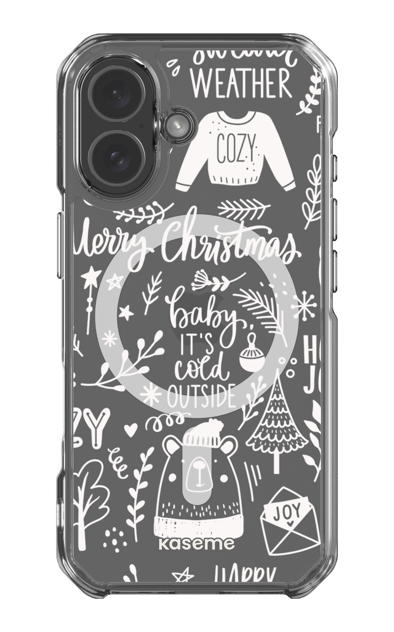 iPhone 17 Clear Case Magsafe Cold Nights Clear Case -