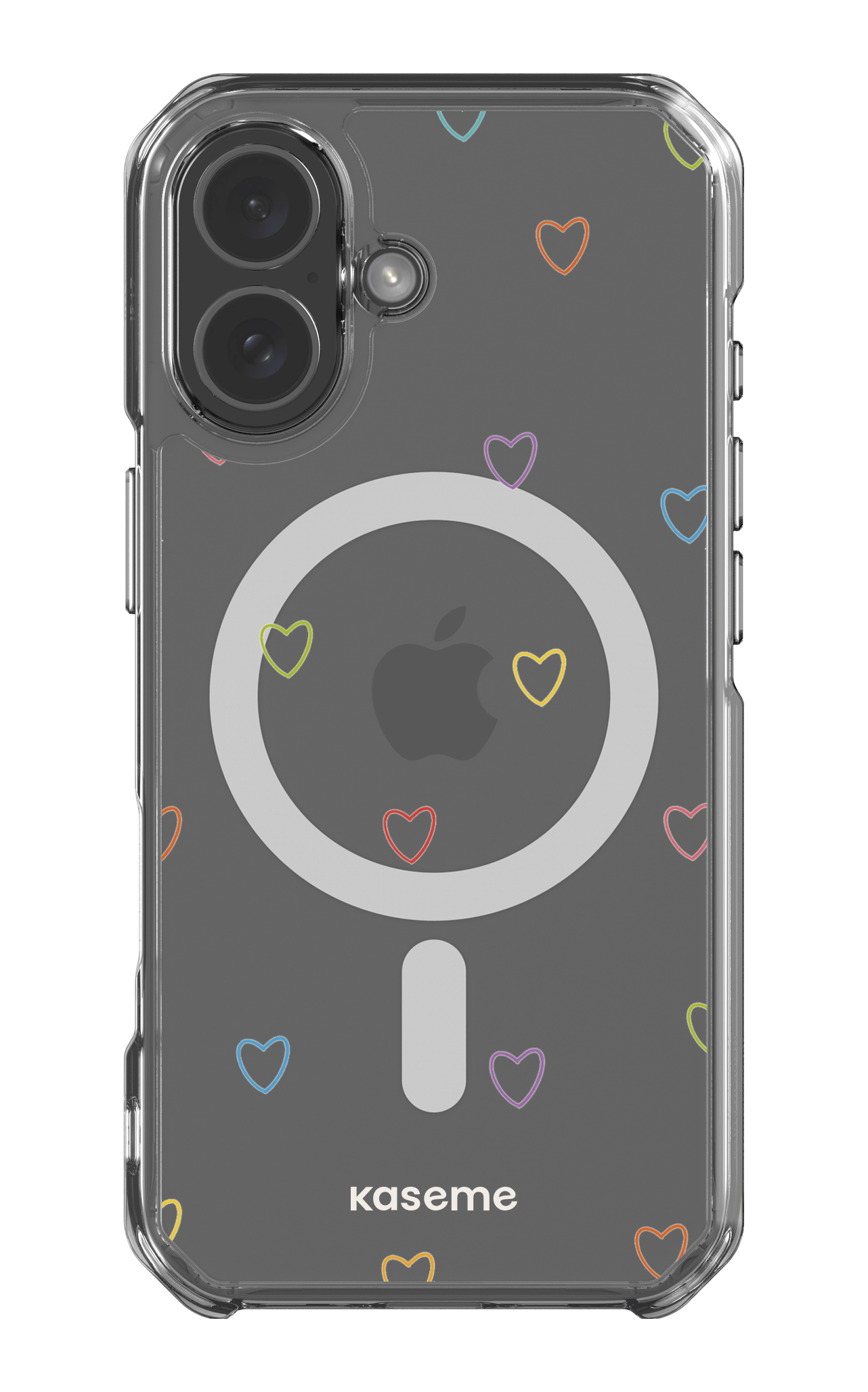 iPhone 17 Clear Case Magsafe Love Wins Clear Case -
