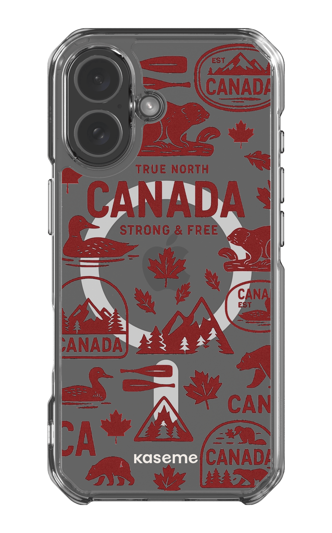 iPhone 17 Clear Case Magsafe Oh Canada Clear Case -