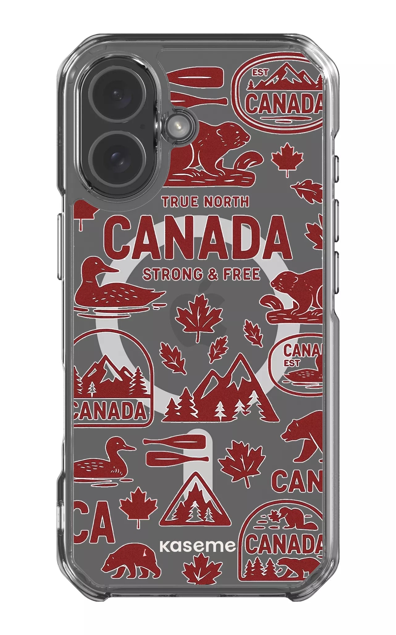 iPhone 17 Clear Case Magsafe Oh Canada Clear Case -