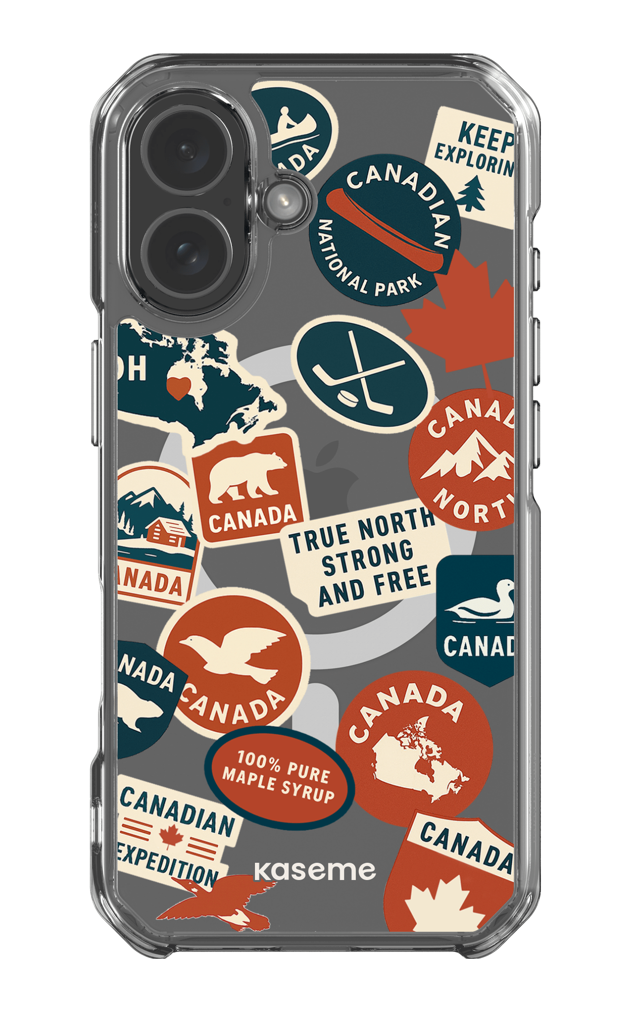 iPhone 17 Clear Case Magsafe Oh Maple Clear Case -