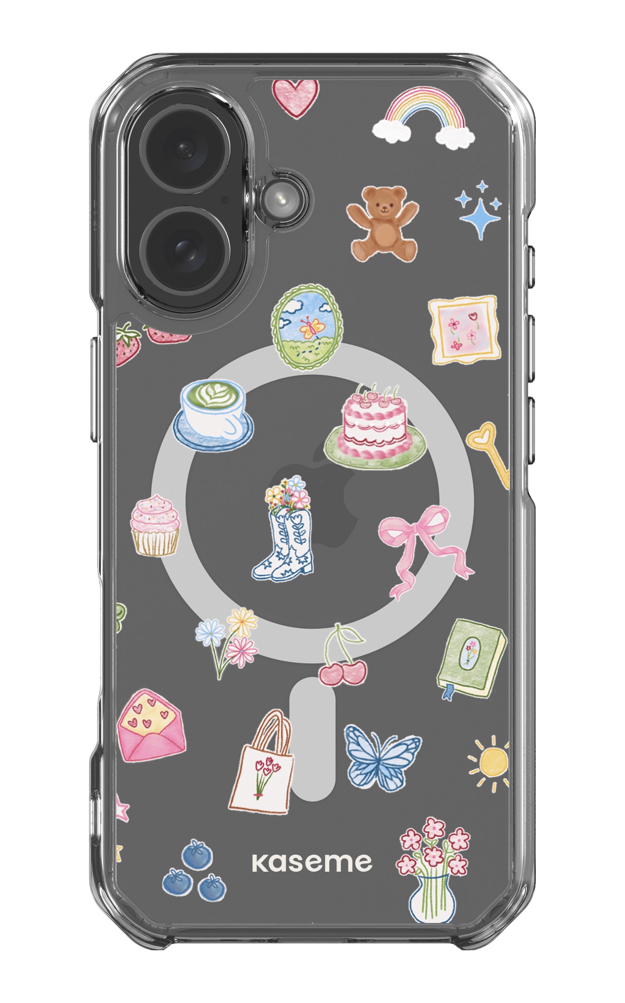 iPhone 17 Clear Case Magsafe Poetry Clear Case -