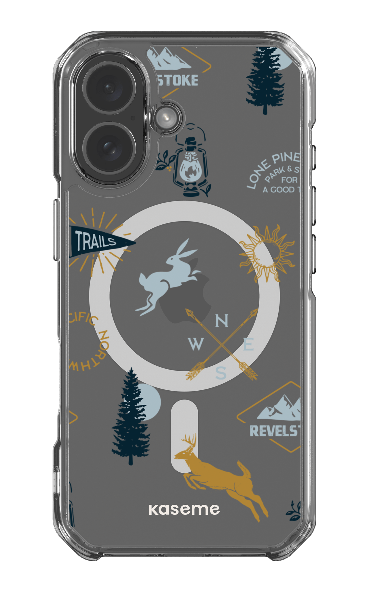 iPhone 17 Clear Case Magsafe Revelstoke white Clear Case -