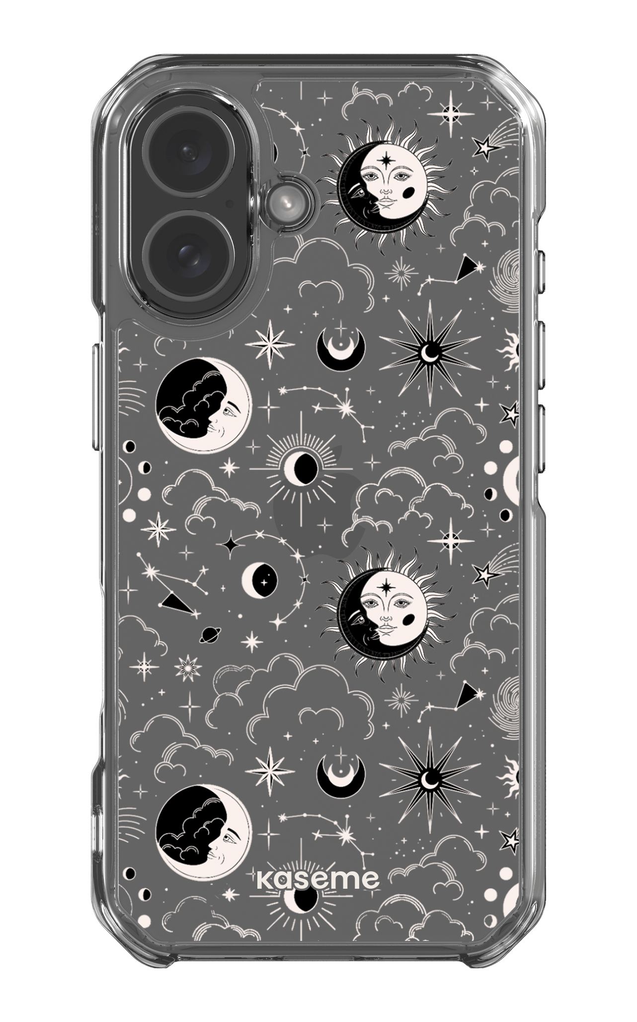 iPhone 17 Clear Case Milky Way Black Clear Case -