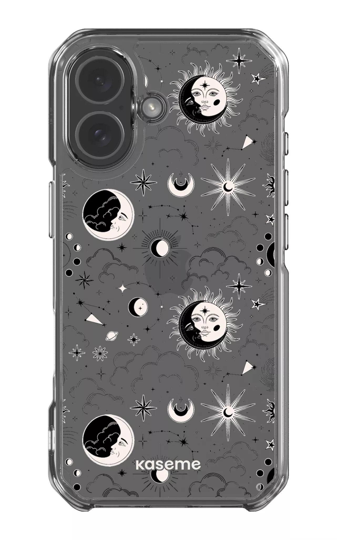 iPhone 17 Clear Case Milky Way Black Clear Case -