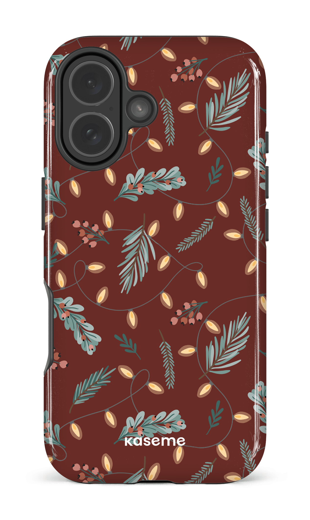 iPhone 17 Impact Case Cozy winter night red -