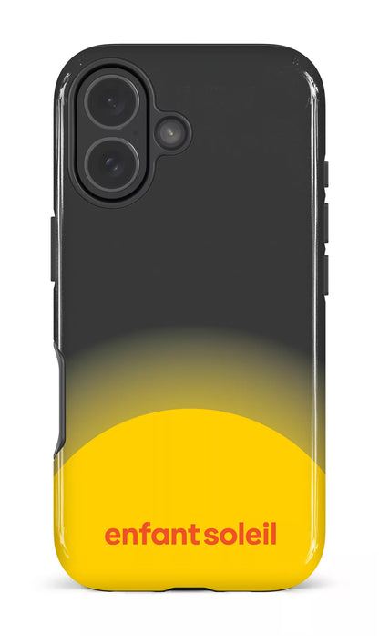 iPhone 17 Impact Case Enfant Soleil Noir Velours -