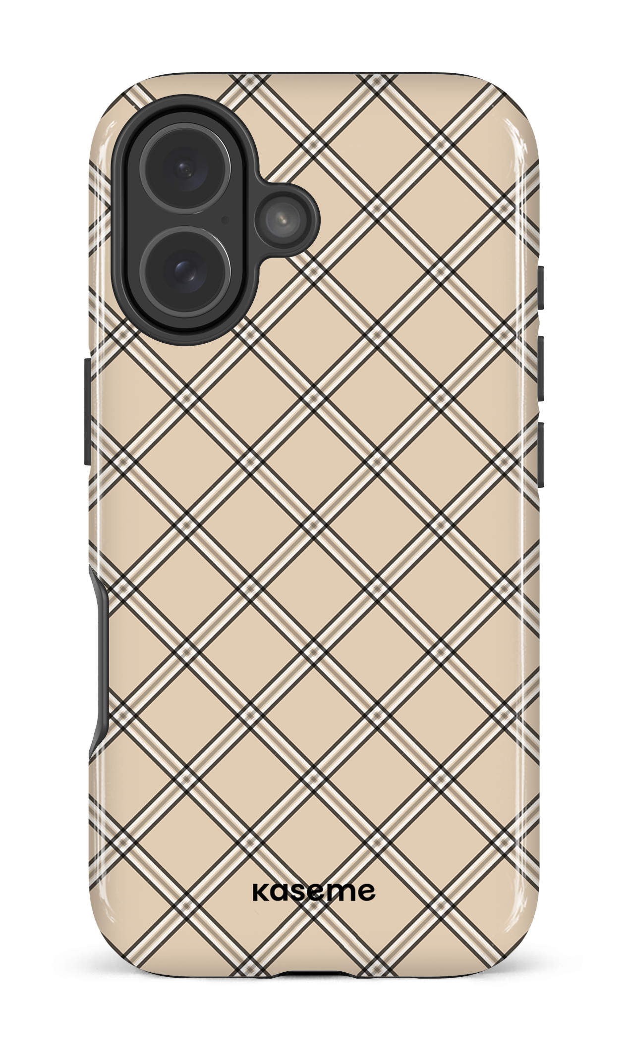 iPhone 17 Impact Case Flannel Beige -