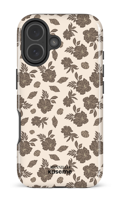 iPhone 17 Impact Case Floral Brown by Mennillo -