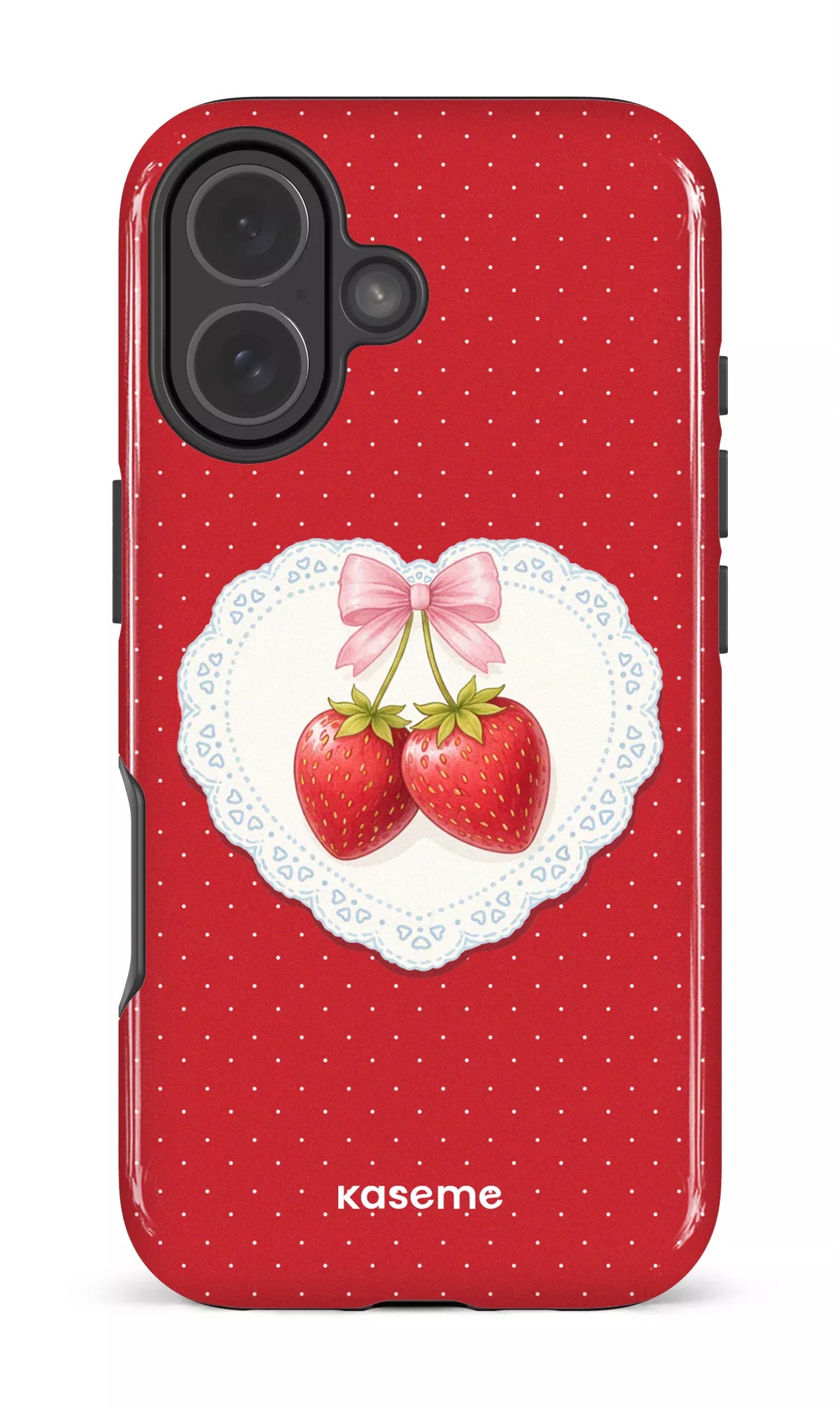 iPhone 17 Impact Case Fresa Lace Red -