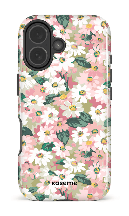 iPhone 17 Impact Case Mosaic of blooms green -