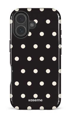 iPhone 17 Impact Case Polka Black -