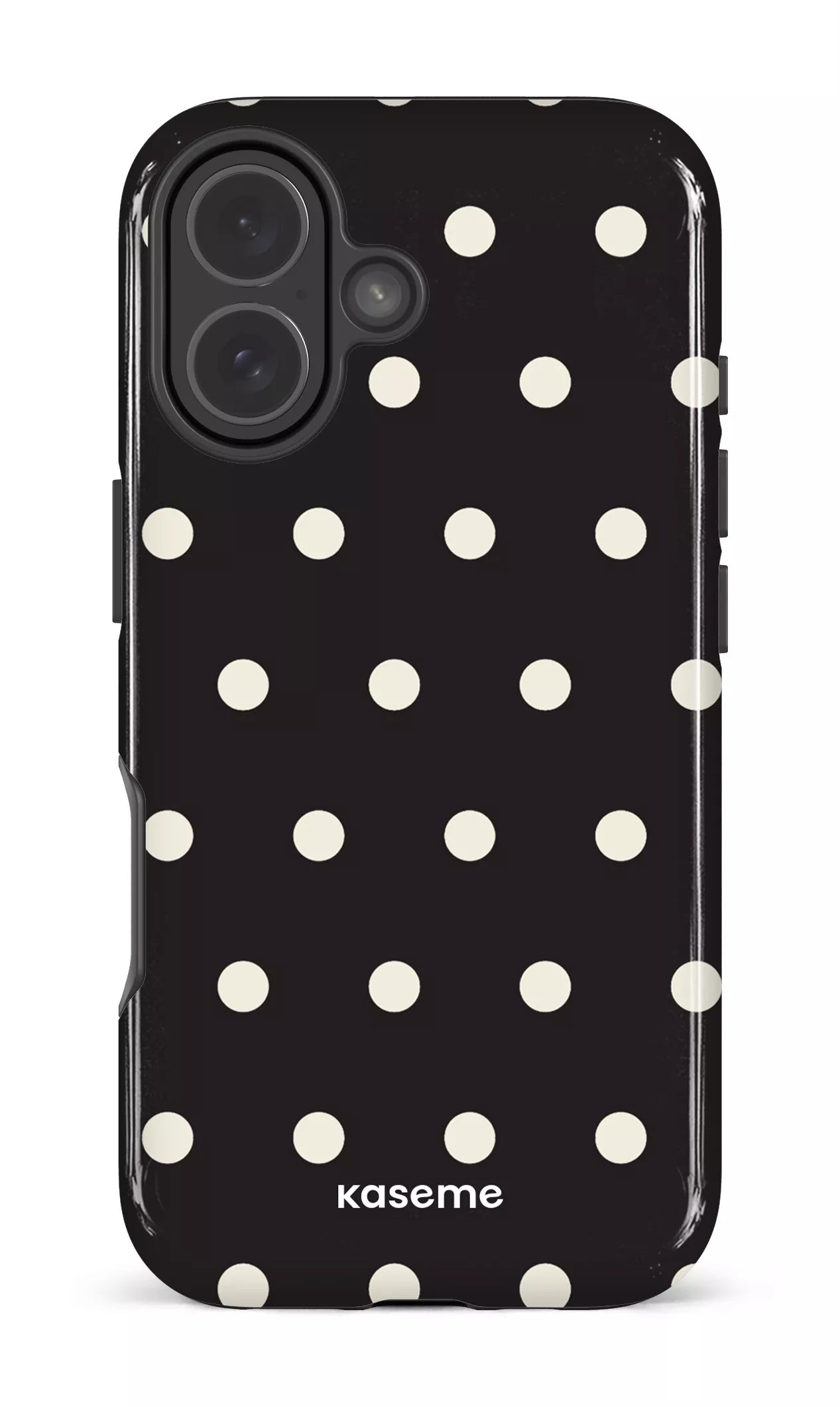 iPhone 17 Impact Case Polka Black -