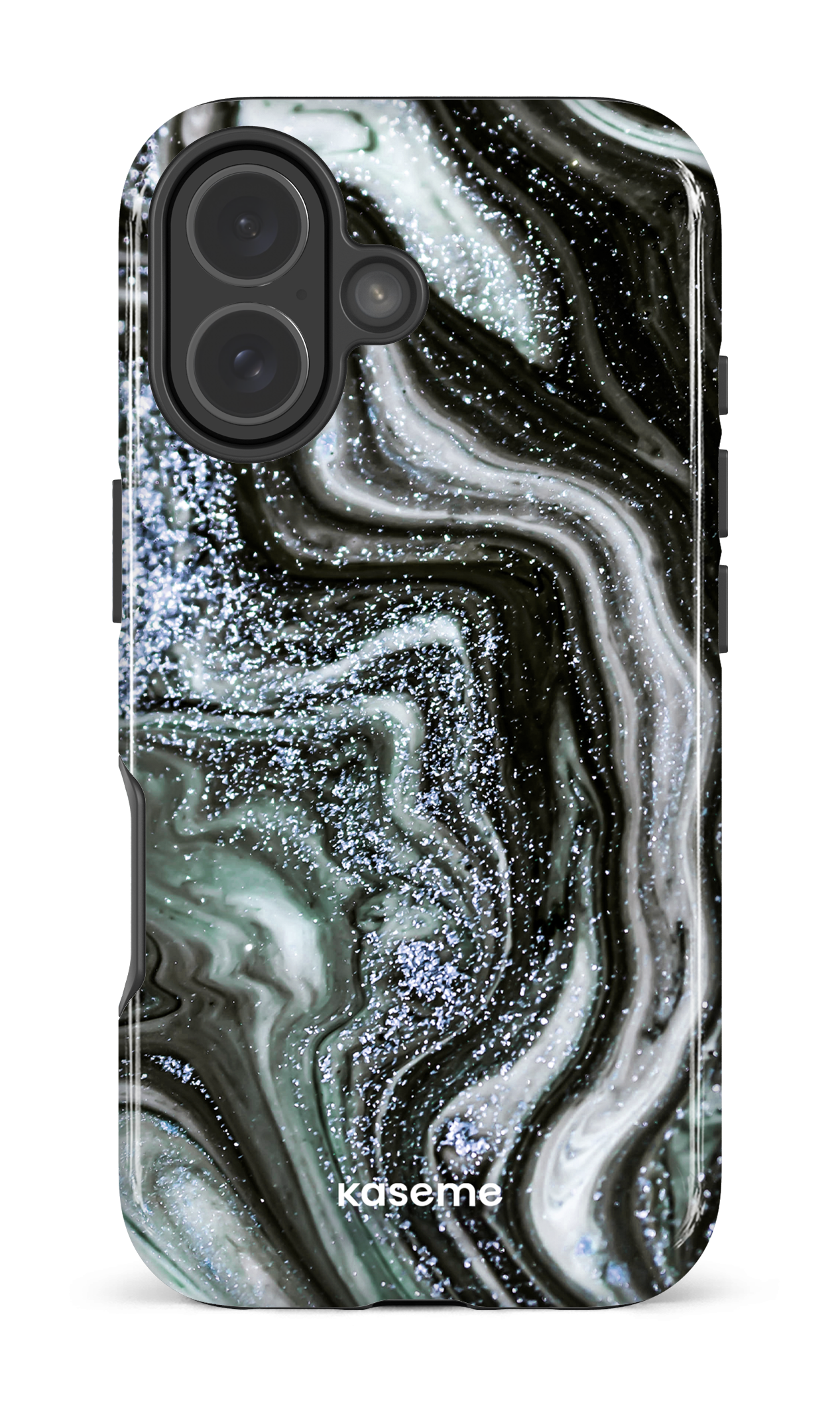 iPhone 17 Impact Case Shimmering Secrets Blue -
