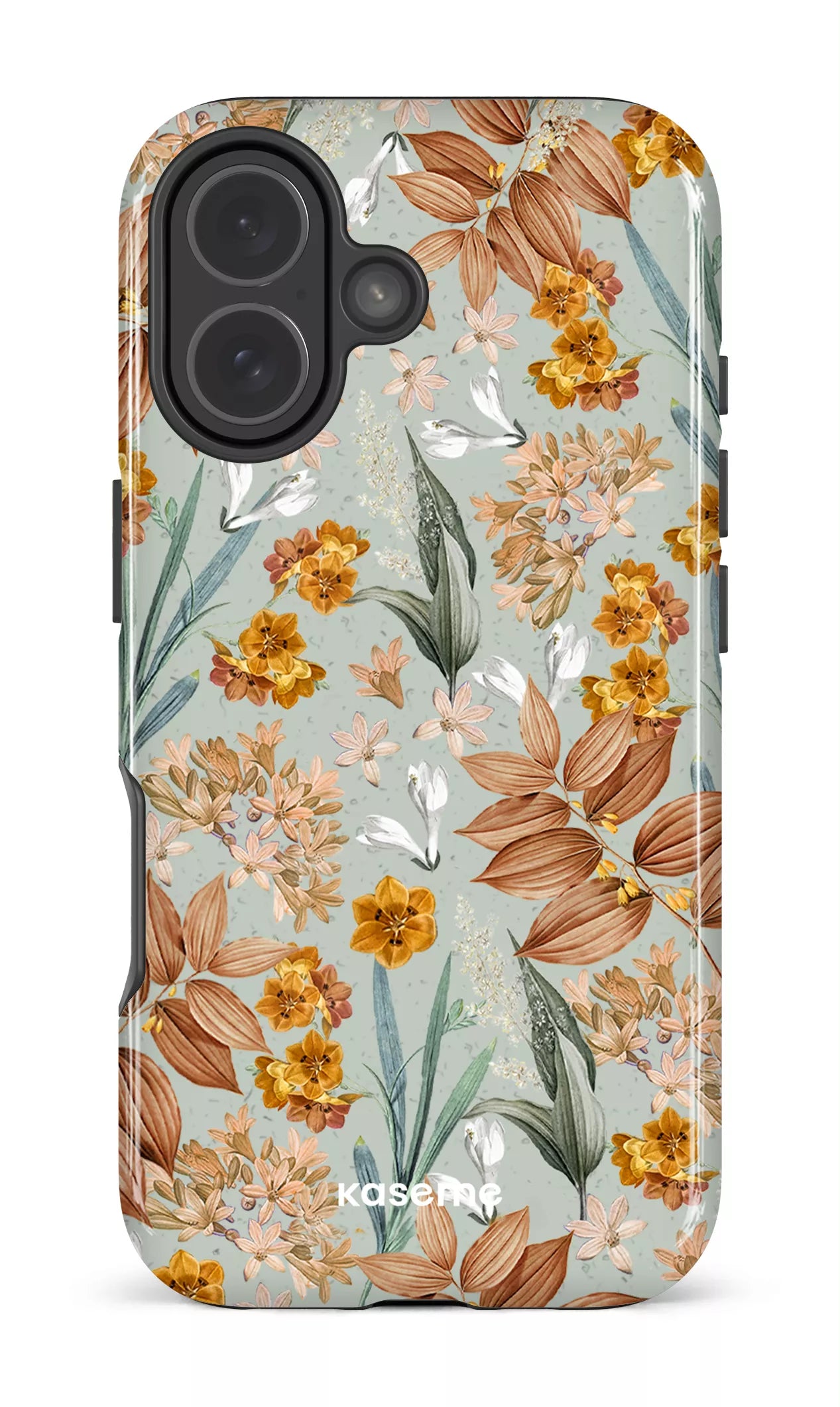 iPhone 17 MagSage - Impact Case Autumn Leaves Blue -